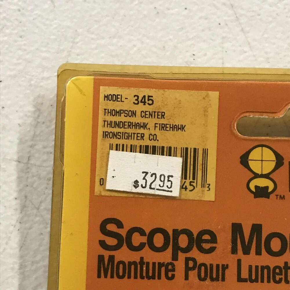 Ironsighter Scope Mount Set Thompson Center Model 345 Thunderhawk Firehawk